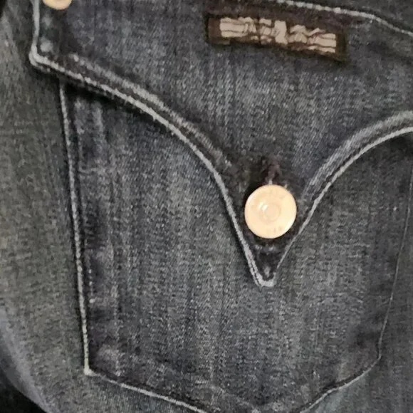 Hudson Colin Flap Skinny Jeans Size 30 - Picture 5 of 8